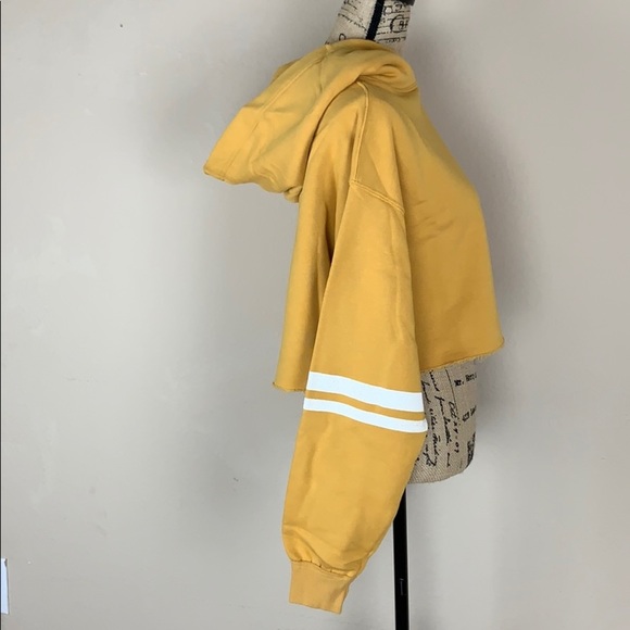 Free People Cropped Hoodie (Size Small)🧡 - Picture 5 of 8